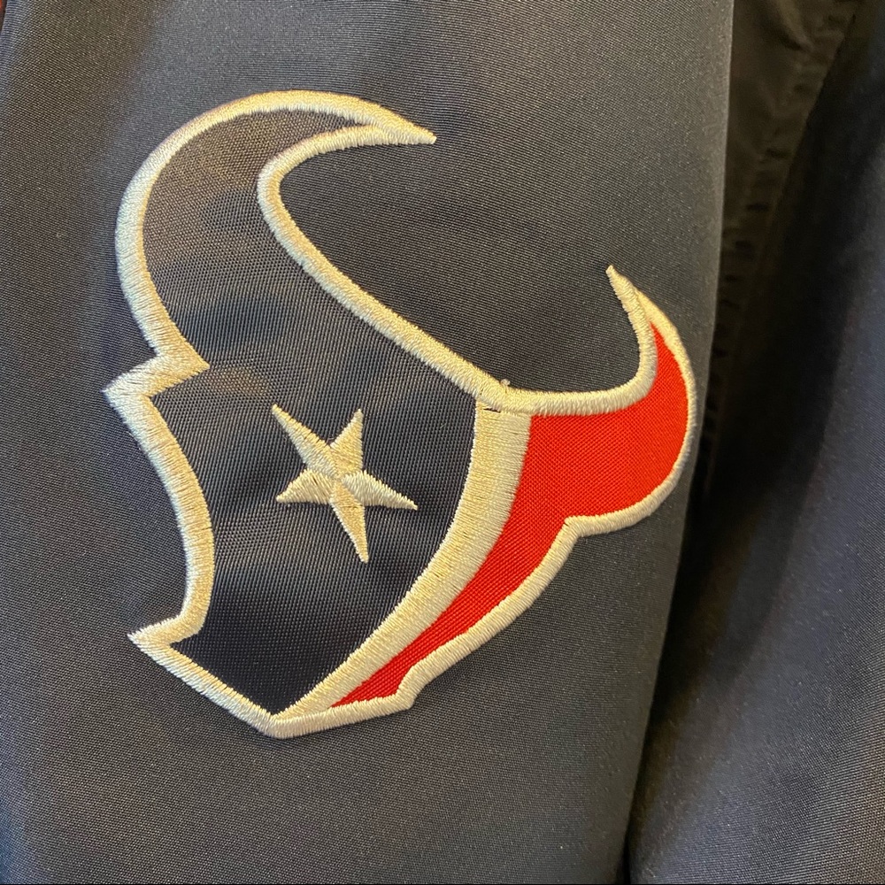 NFL Texans Windbreaker Jacket Size L - Picture 12 of 14